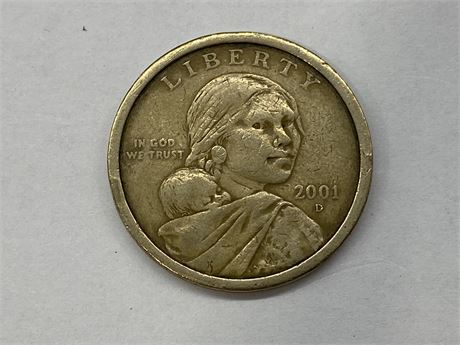 2001 SACAGAWEA DOLLAR COIN