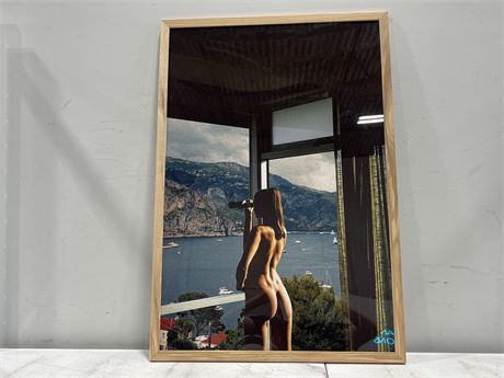 FRAMED NUDE WOMEN PICTURE (26”x38”)