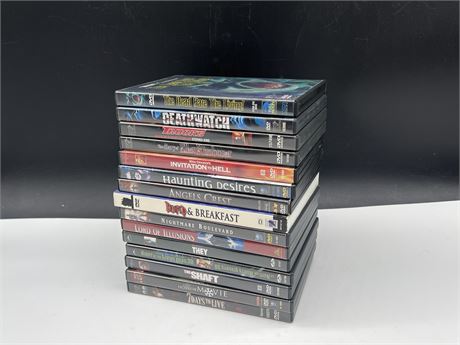 15 LOW BUDGET / UNCOMMON HORROR DVDS