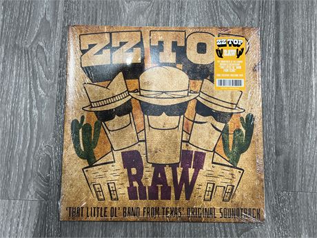 SEALED NEW - ZZ TOP RAW - SOUNDTRACK LP