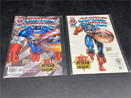2 CAPTAIN AMERICA SPECTACULAR 1ST ISSUES