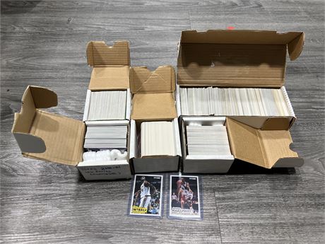 5 BOXES MOSTLY 90s NBA SETS & EXTRAS