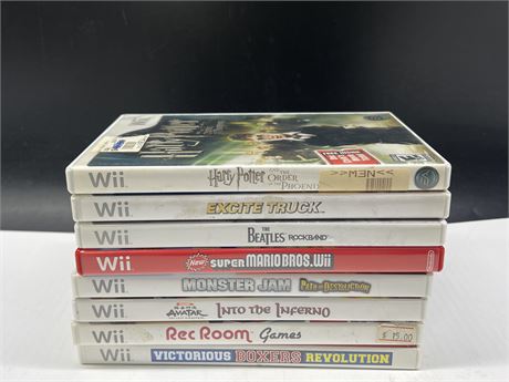 8 GOOD TITLE WII GAMES