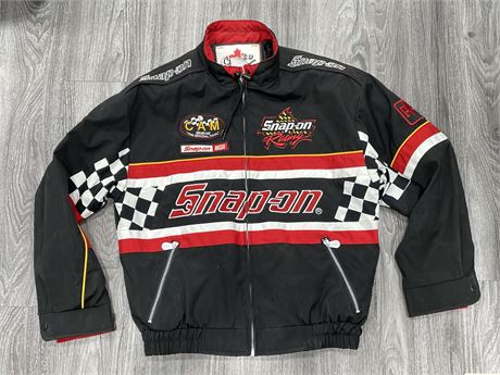 SNAP ON COLLECTORS RACING JACKET (SIZE L - GREAT CONDITION)