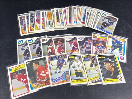 MISC. 1980s NHL CARDS