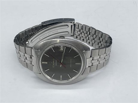 1970’S ETERNA SONIC ELECTRONIC SEIKO MENS WATCH VERY CLEAN