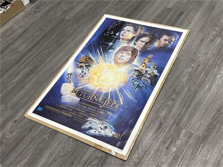 1994 STAR WARS RETURN OF THE JEDI 10TH ANNIVERSARY STYLE A. POSTER (27”x41”)