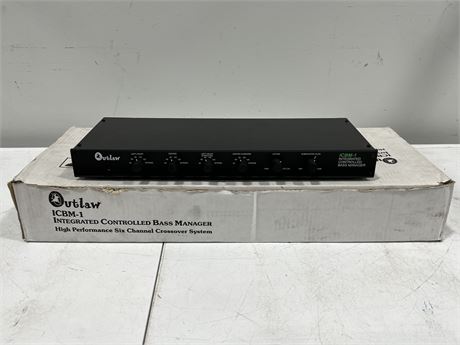 OUTLAW ICBM-1 INTEGRATED CONTROLLED BASS MANAGER - LIKE NEW, NO CORD
