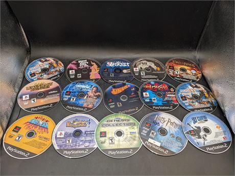 COLLECTION OF PS2 DISCS - CONDITION VARIES