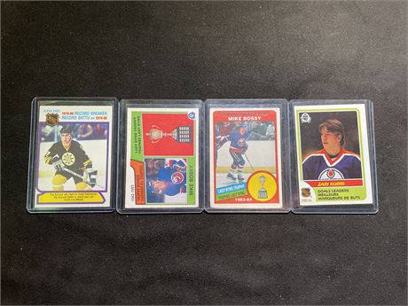 4 - 80’s NHL CARDS