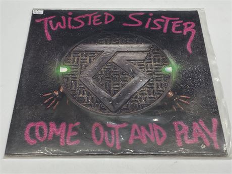 TWISTED SISTER - COME OUT AND PLAY W/OG INNER SLEEVE - EXCELLENT (E)
