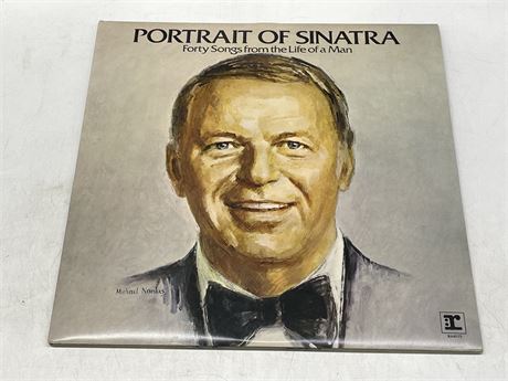 1977 FRANK SINATRA UK PRESSING - PORTRAIT OF SINATRA 2 LP’S - NEAR MINT (NM)
