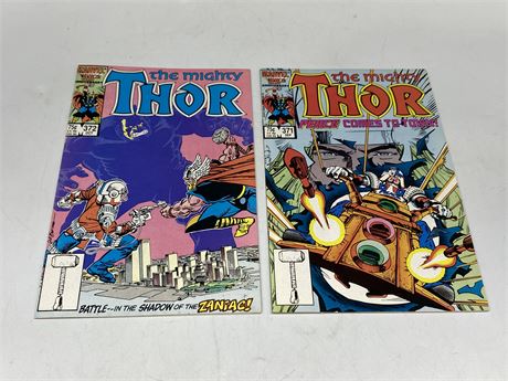 THE MIGHTY THOR #371 & #372