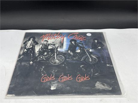 1987 CANADIAN PRESS - MOTLEY CRÜE - GIRLS GIRLS GIRLS - EXCELLENT (E)