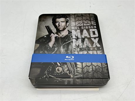MAD MAX TRILOGY BLU RAY BOX SET IN TIN PACKAGE