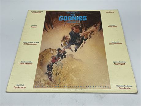 THE GOONIES - ORIGINAL MOTION PICTURE SOUND TRACK - VG+