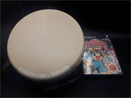 TAIKO DRUMMASTER WITH DRUMS - VERY GOOD CONDITION - PS2
