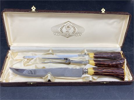 STAINLESS STEEL 3 PCE CUTLERY SET (Made in England)