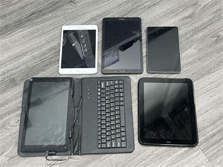 LOT OF UNTESTED TABLETS - AS IS