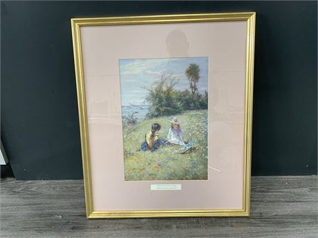 DECORATIVE FRAMED PICTURE (21”x25”)