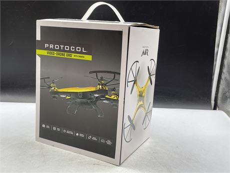PROTOCOL (NEVER USED) VIDEO-DRONE ORO WITH CAMERA
