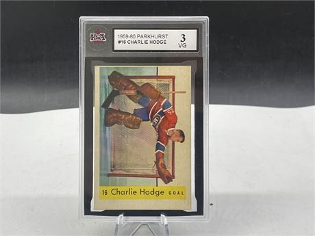 KSA GRADED 3 1959-60 PARKHURST CHARLIE HODGE