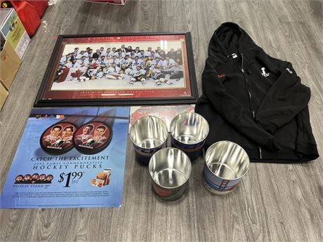 TEAM CANADA HOCKEY & SUPERBOWL COLLECTABLES