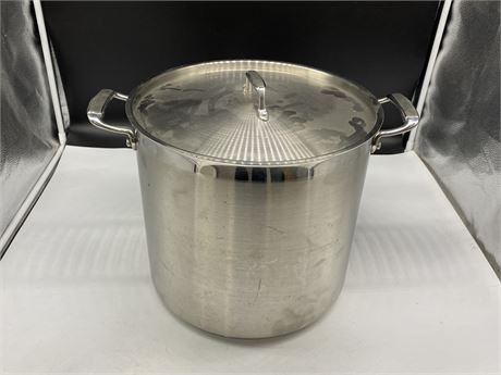 TRAMONTINA 24QT/22.7L STAINLESS STEEL COOKING POT (Never used)