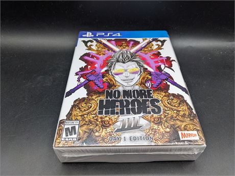 SEALED - NO MORE HEROES 3 - DAY 1 EDITION - PS4