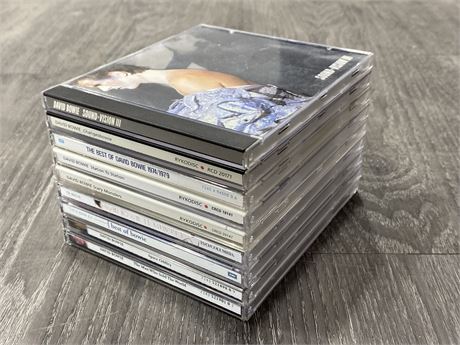 9 DAVID BOWIE HTF CDS - EXCELLENT COND.