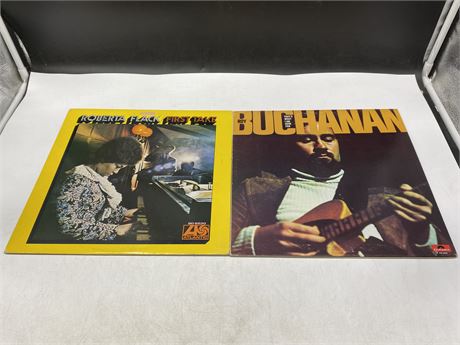 2 MISC RECORDS - ROY BUCHANAN & ROBERTA FLACK - EXCELLENT (E)