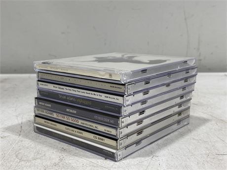8 BRYAN ADAMS CDS - EXCELLENT COND.