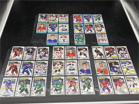 43 OPC NHL CARDS (Many rookies)