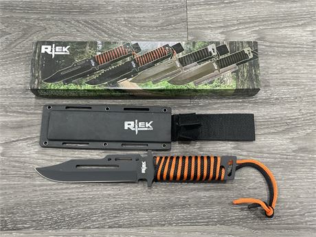NEW REK KNIFE W/ SHEATH - 6” BLADE