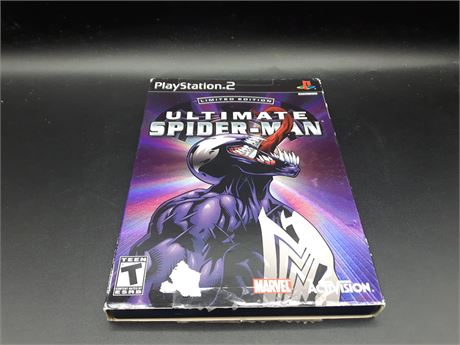 ULTIMATE SPIDER-MAN - LIMITED EDITION - CIB - VERY GOOD - PS2