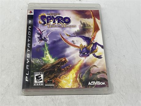 PS3 - THE LEGEND OF SPYRO DAWN OF THE DRAGON