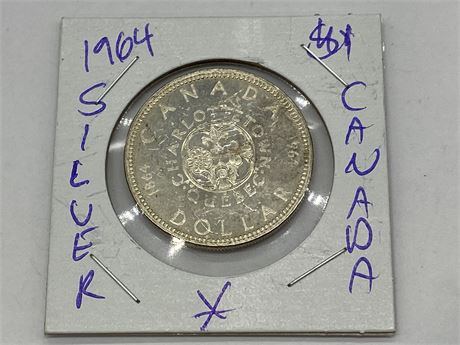 1964 CANADIAN SILVER DOLLAR