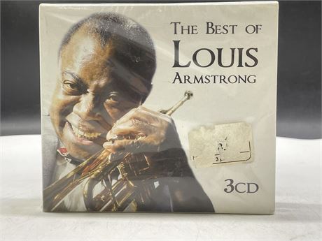 (SEALED) THE BEST OF LOUIS ARMSTRONG 3 CD SET