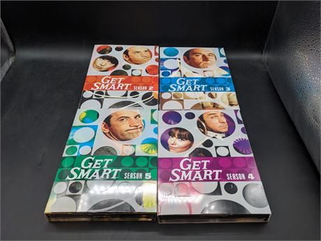 4 GET SMART TV SEASONS - VERY GOOD CONDITION - DVD