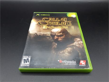CALL OF CTHULHU - EXCELLENT CONDITION - CIB - XBOX