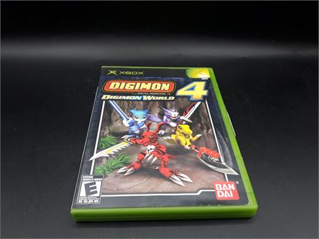DIGIMON WORLD 4 - VERY GOOD CONDITION - XBOX