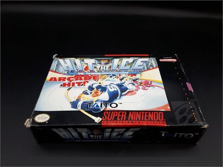 HIT THE ICE - VERY GOOD CONDITION - SNES