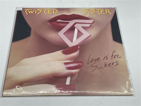 TWISTED SISTER - LOVE IS FOR SUCKERS - EXCELLENT (E)