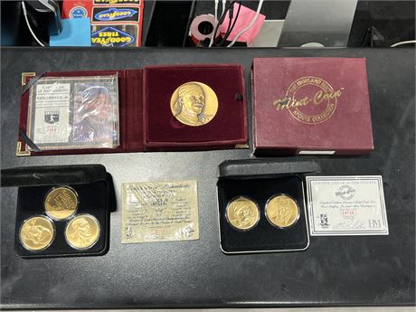 3 SPORTS LIMITED EDITION BRONZE COIN SETS