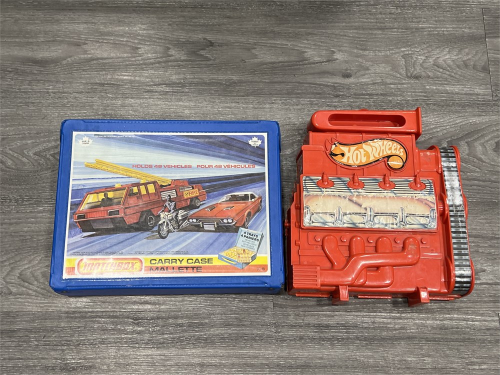 Sold at Auction: Vintage HOT WHEELS Carry Case, Die Cast Cars