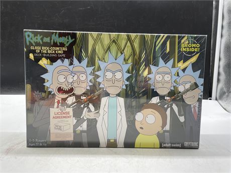 SEALED RICK & MORTY CLOSE RICK-COUNTERS OF THE RICK KIND DECK-BUILDING GAME