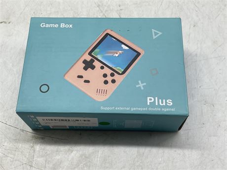 NEW GAMEBOX PLUS PORTABLE SYSTEM WITH 500 GAMES
