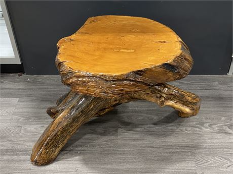 LIVE EDGE TABLE (33” wide, 18” tall)