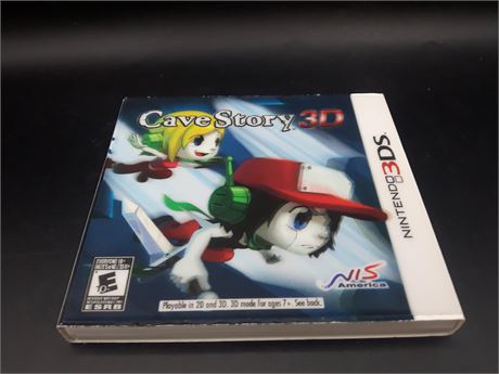 RARE - CAVE STORY 3D - WITH SLIPCOVER - EXCELLENT CONDITION - 3DS