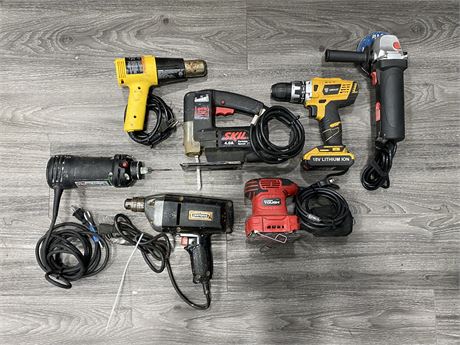 LOT OF POWER TOOLS